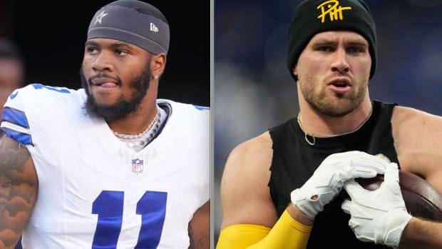 Dallas Cowboys linebacker Micah Parsons and Pittsburgh Steelers linebacker T.J. Watt.